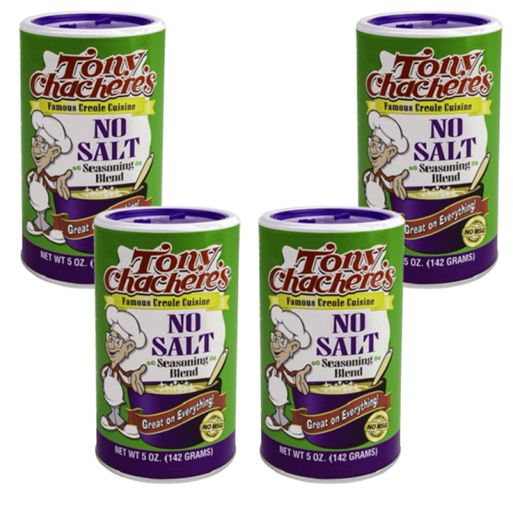 Tony Chachere's No Salt Creole Seasoning 5 oz - Pack of 4