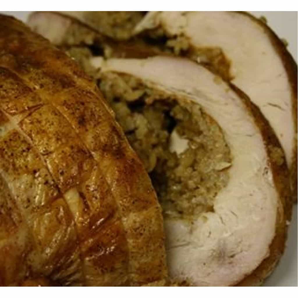 2 Premium Turducken Rolls with Cornbread Dressing
