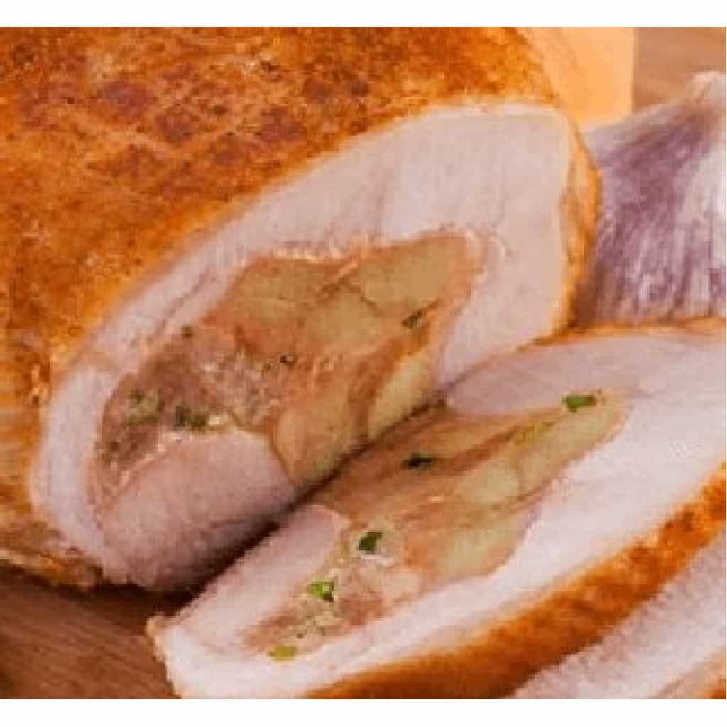 Premium Turducken Roll with Pork Sausage Stuffing