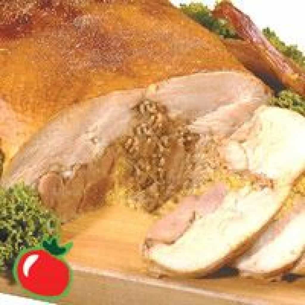 Premium Turducken with Chicken Sausage