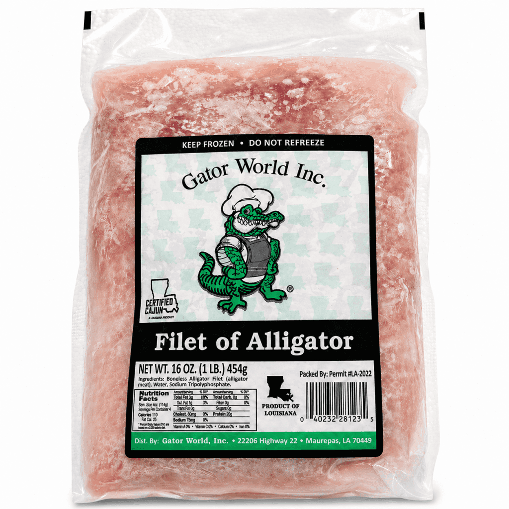 Gator World Alligator Tenderized Fillets