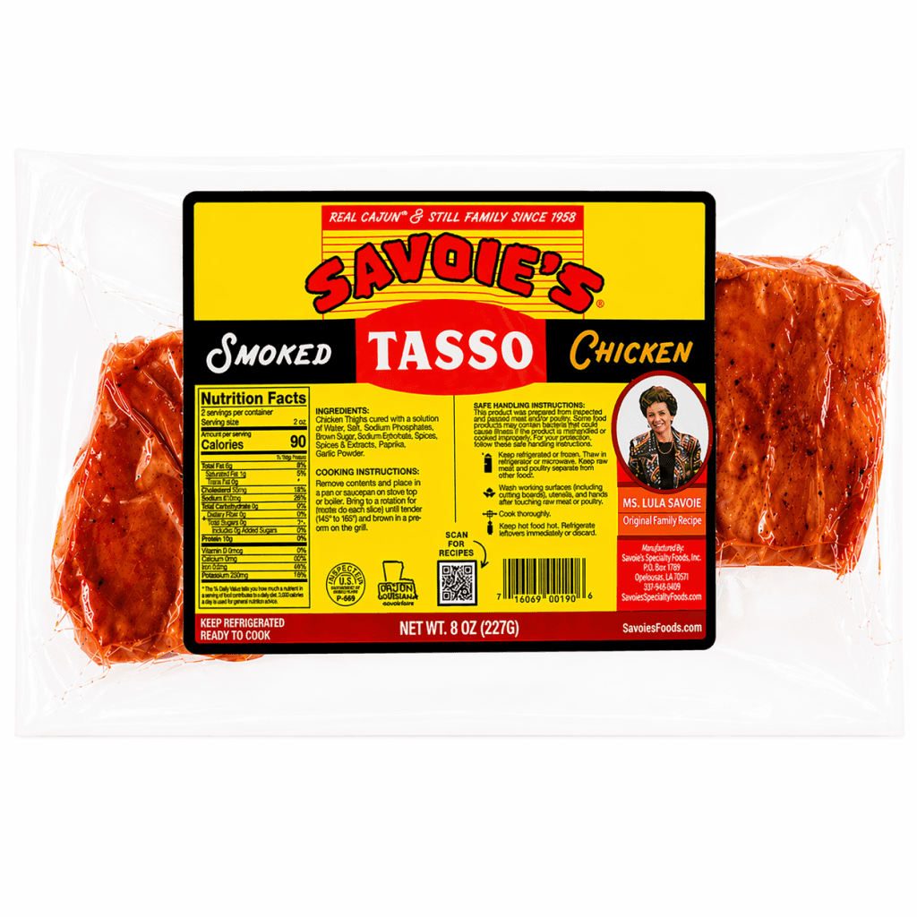 Savoie’s Smoked Chicken Tasso